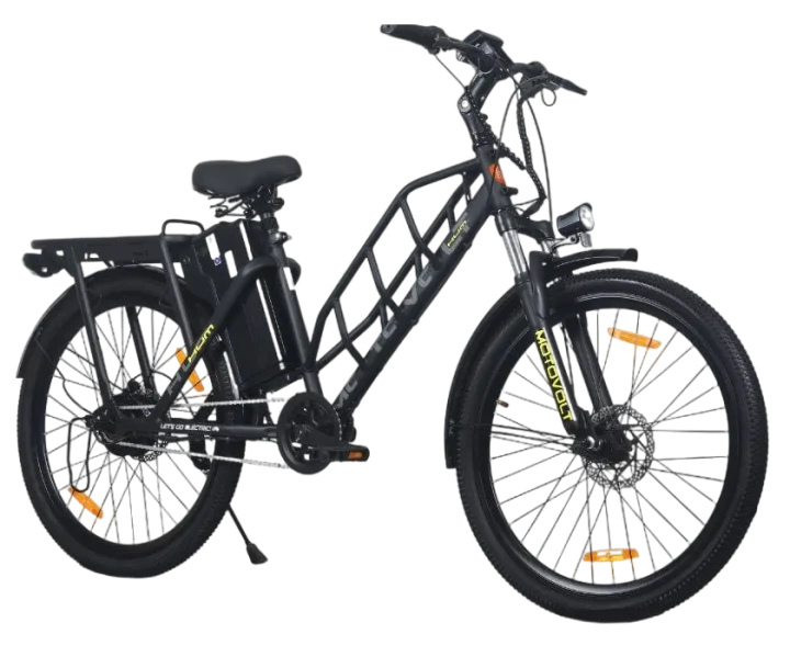Motovolt HUM cargo electric cycle in black